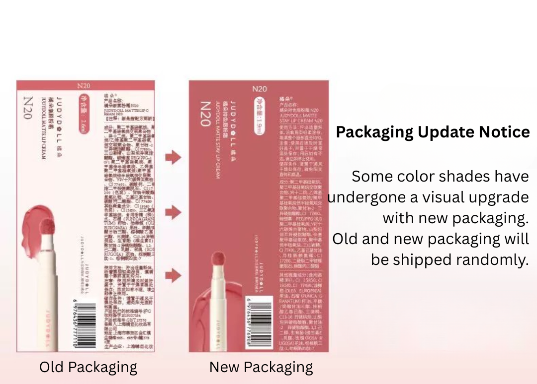 Judydoll Cushion Lip Powder Cream 1.8g/1.9g/2.6g 橘朵气垫唇粉霜