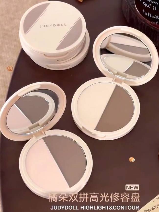 Judydoll Highlight&Contour 9g 橘朵双拼高光修容盘
