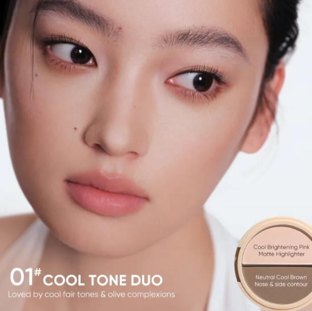 Judydoll Highlight&Contour 9g 橘朵双拼高光修容盘