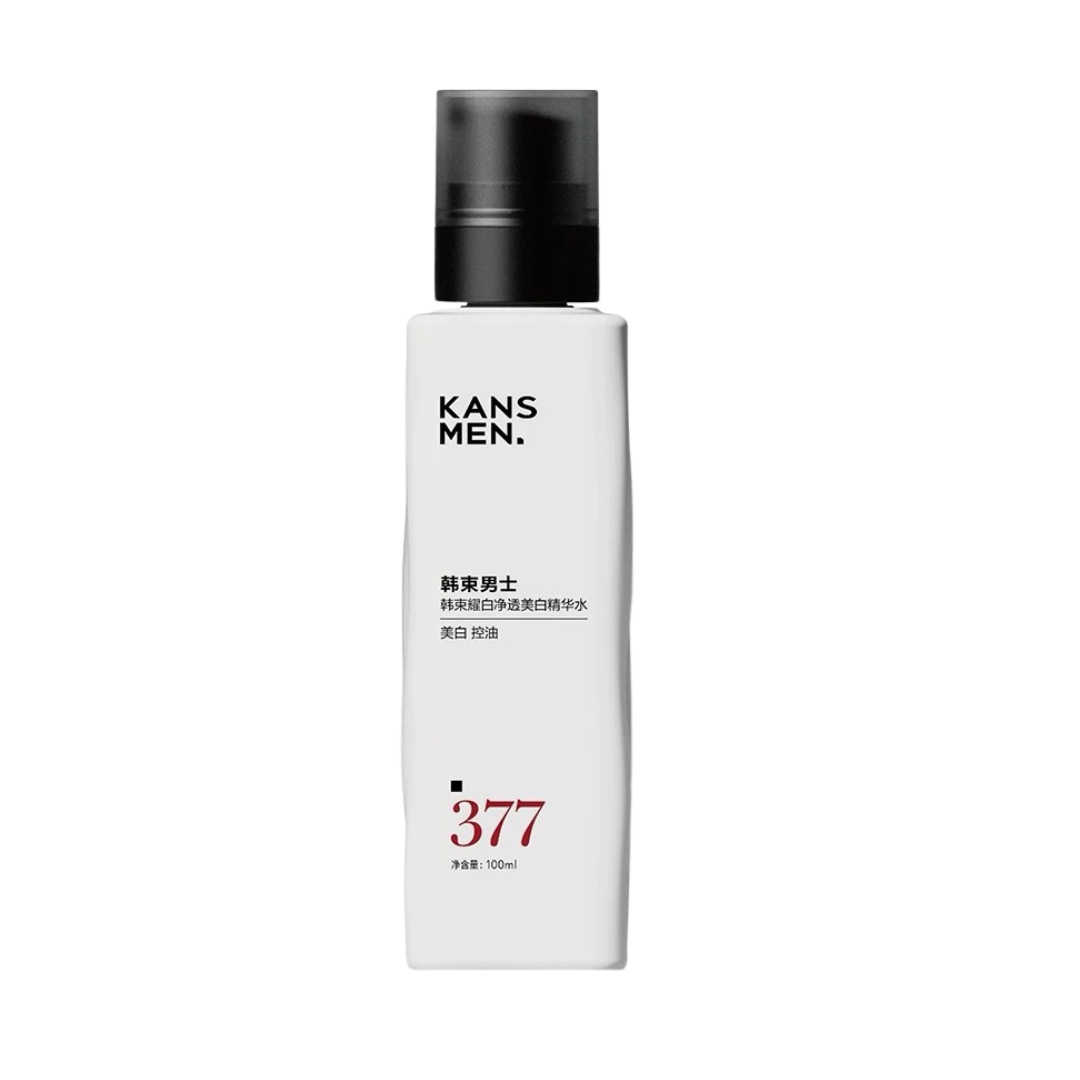 Kans Men's Radiance Brightening Whitening Essence Toner 100ml 韩束男士耀白净透美白精华水