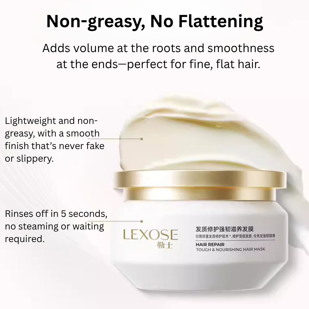 LEXOSE Hair Repair Touch & Nourishing Hair Mask 200g 勒士发质修护强韧滋养发膜