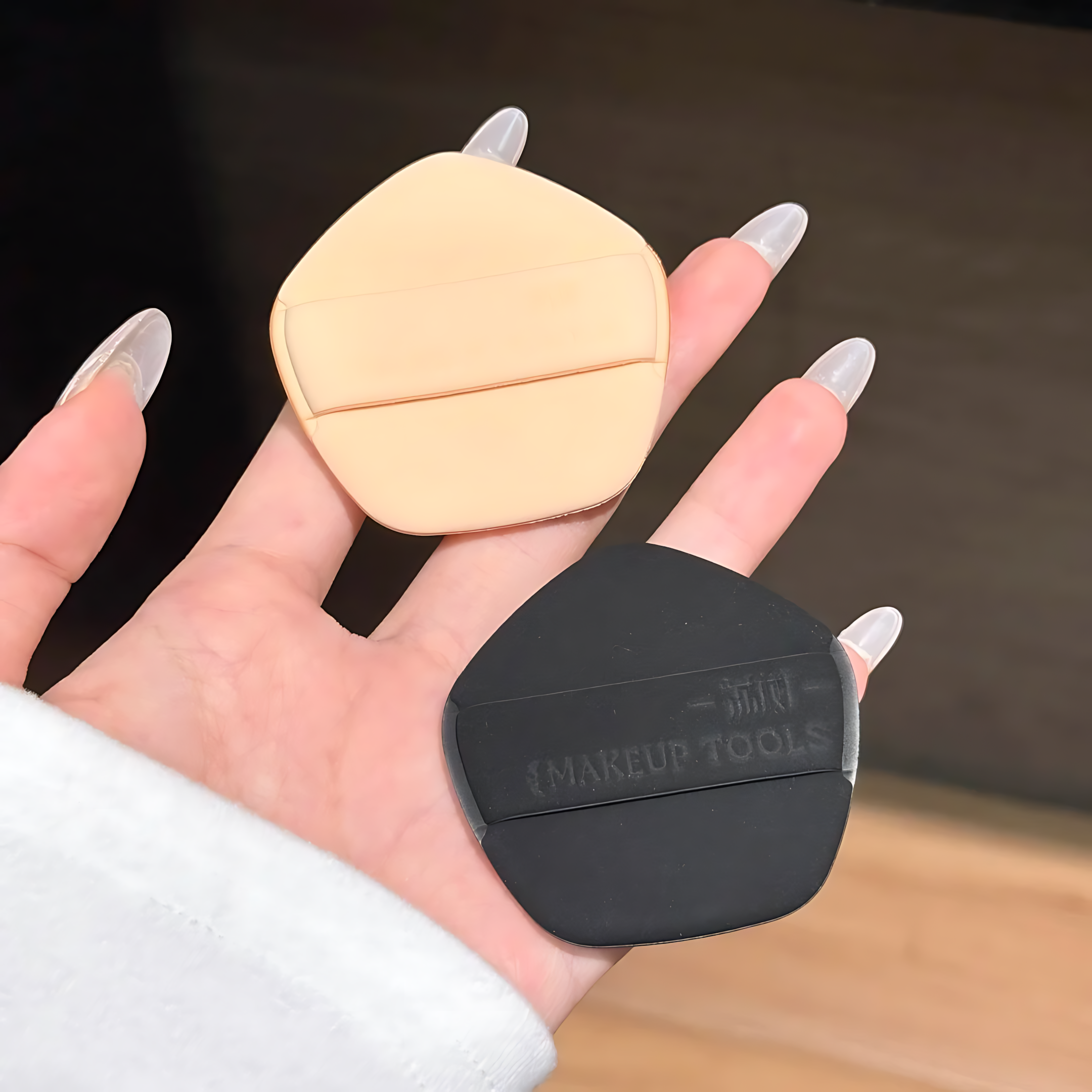 LISHU Air Cushion Powder Puff 3pcs 荔树气垫粉扑