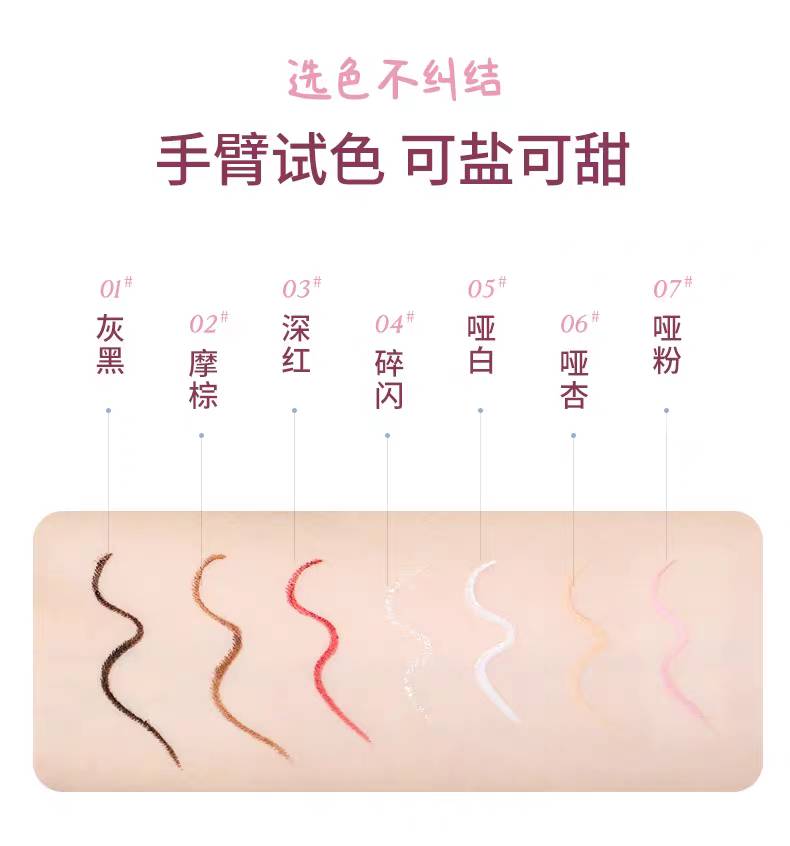 LISHU Detail Eyeliner Gel Pencil 70mg 荔树细节眼线胶笔