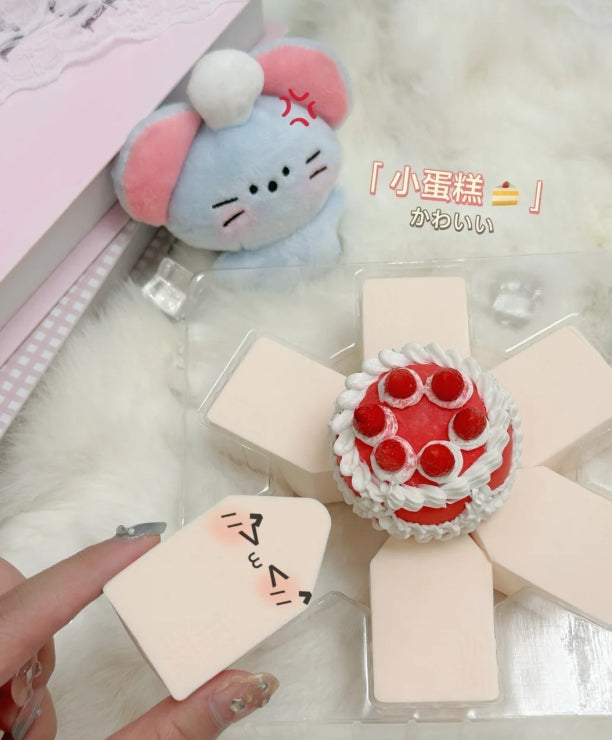 LISHU Mousse Texture Sponge 6pcs 荔树无痕慕斯海绵扑