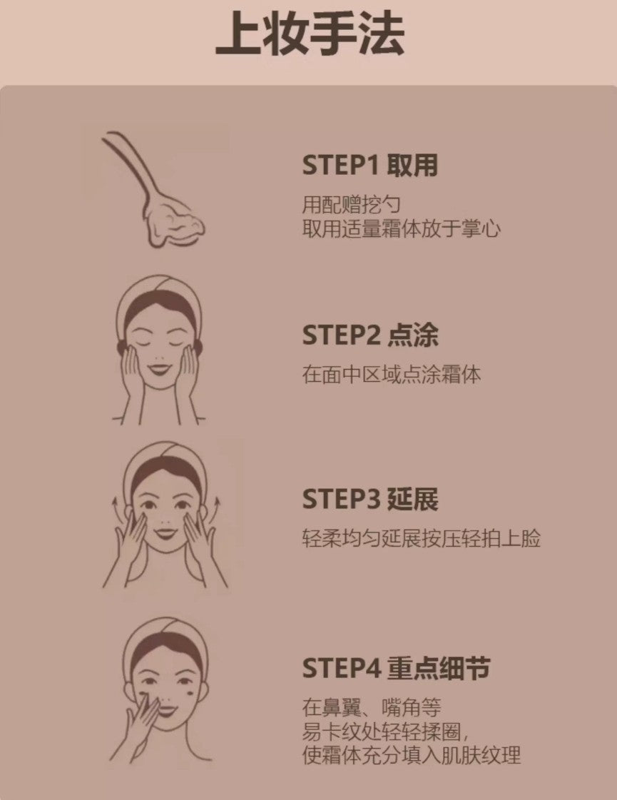 Tiktok/Douyin Hot LUCKPLUS Moisturizing Adhesive Cream Before Applyinfg Makeup 30g【Tiktok抖音爆款】加倍幸运妆前保湿贴贴霜