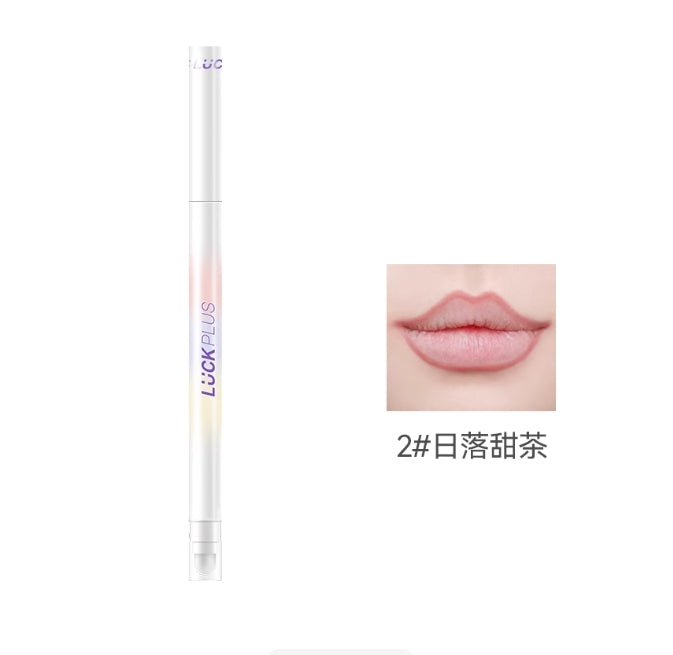 Tiktok/Douyin Hot LUCK PLUS Double Luck Lip Liner 0.3g【Tiktok抖音爆款】LUCK PLUS加倍幸运唇线笔