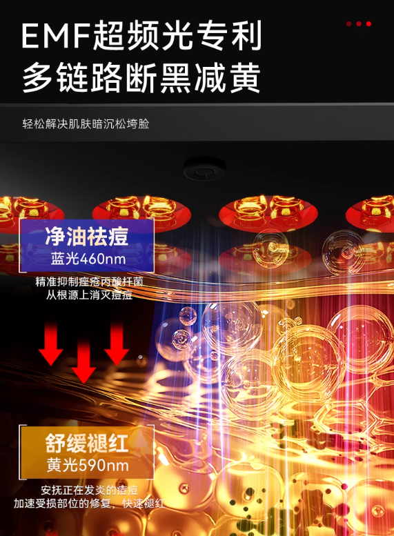 L'QUALYN LED Photon Skin Rejuvenation and Whitening Device 欧泉琳LED光子嫩肤焕白仪