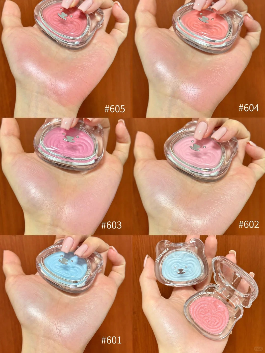 Leemember Bear Series Satin Multipurpose Powder 5g 荔萌小熊系列缎光多用粉