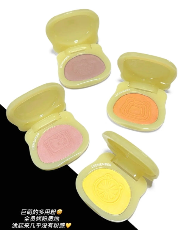 Leemember Hard Candy Bear Satin Multi-Purpose Powder 5g 荔树小熊硬糖系列缎光多用粉