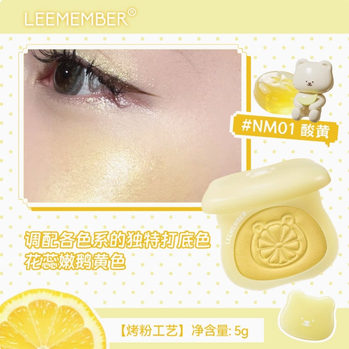 Leemember Hard Candy Bear Satin Multi-Purpose Powder 5g 荔树小熊硬糖系列缎光多用粉