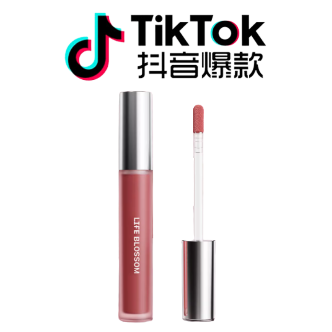 Tiktok/Douyin Hot Life Blossom Velvet Cloud Lip Mousse 3.5g 【Tiktok抖音爆款】绽界绒雾云朵唇泥