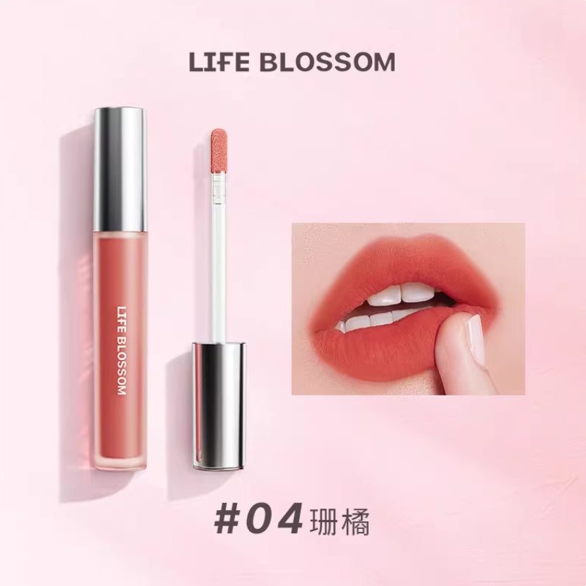 Tiktok/Douyin Hot Life Blossom Velvet Cloud Lip Mousse 3.5g 【Tiktok抖音爆款】绽界绒雾云朵唇泥