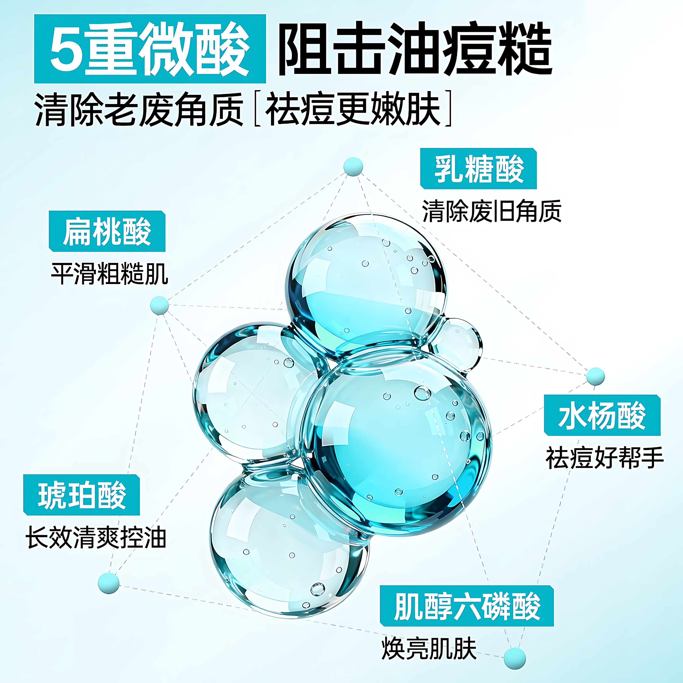 Tiktok/Douyin Hot MANCODES Mild Acid Anti-Acne Cleanser 150ml【Tiktok抖音爆款】左颜右色微酸祛痘洗面奶