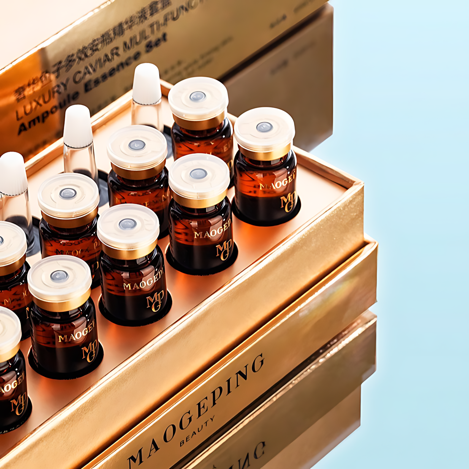 MAOGEPING Luxury Caviar Multi-Functional Ampoule Essence 5ml*6pcs/box 毛戈平奢华鱼子多效安瓶精华液