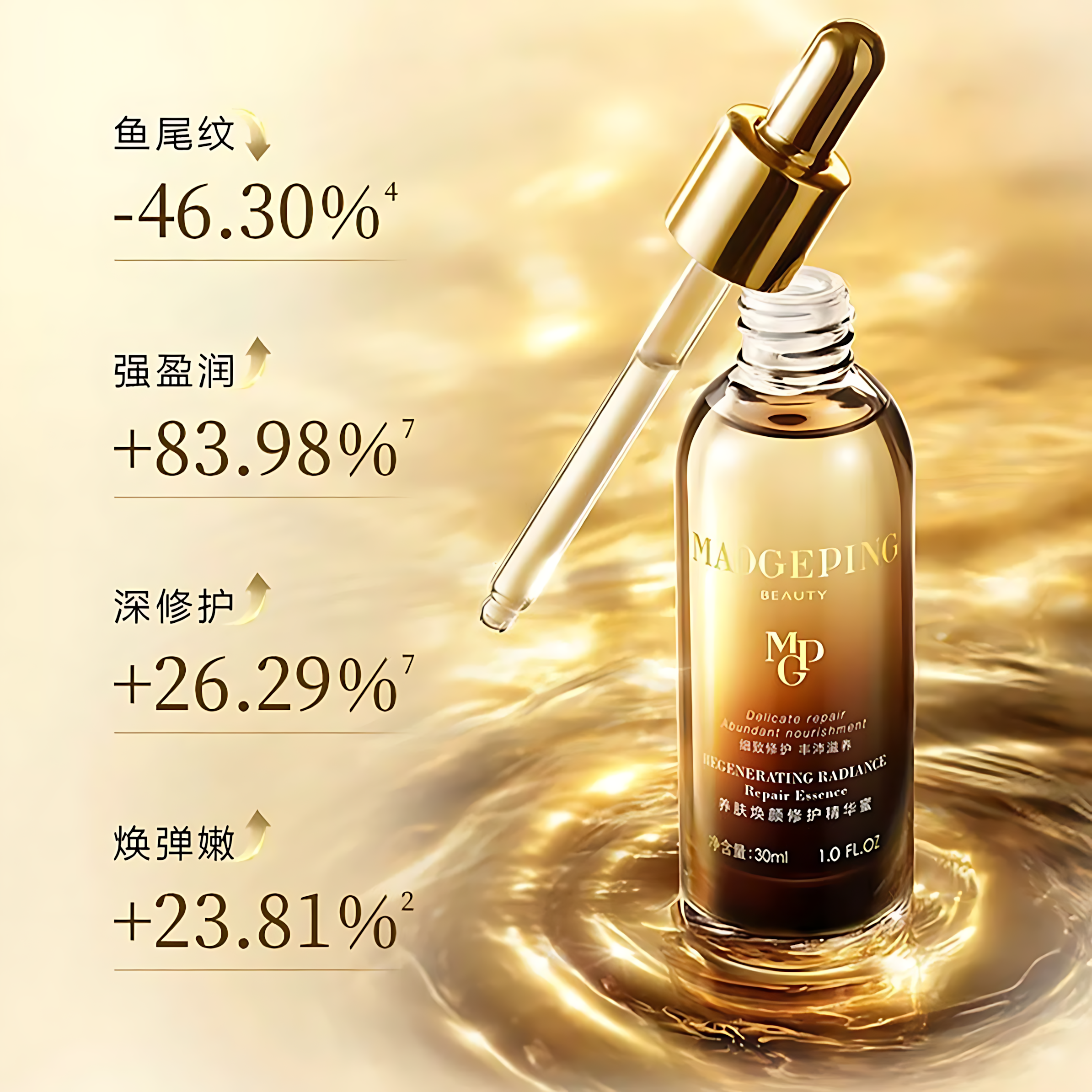 MAOGEPING Regenerating Radiance Repair Essence 5ml/15ml/30ml 毛戈平养肤焕颜修护精华蜜