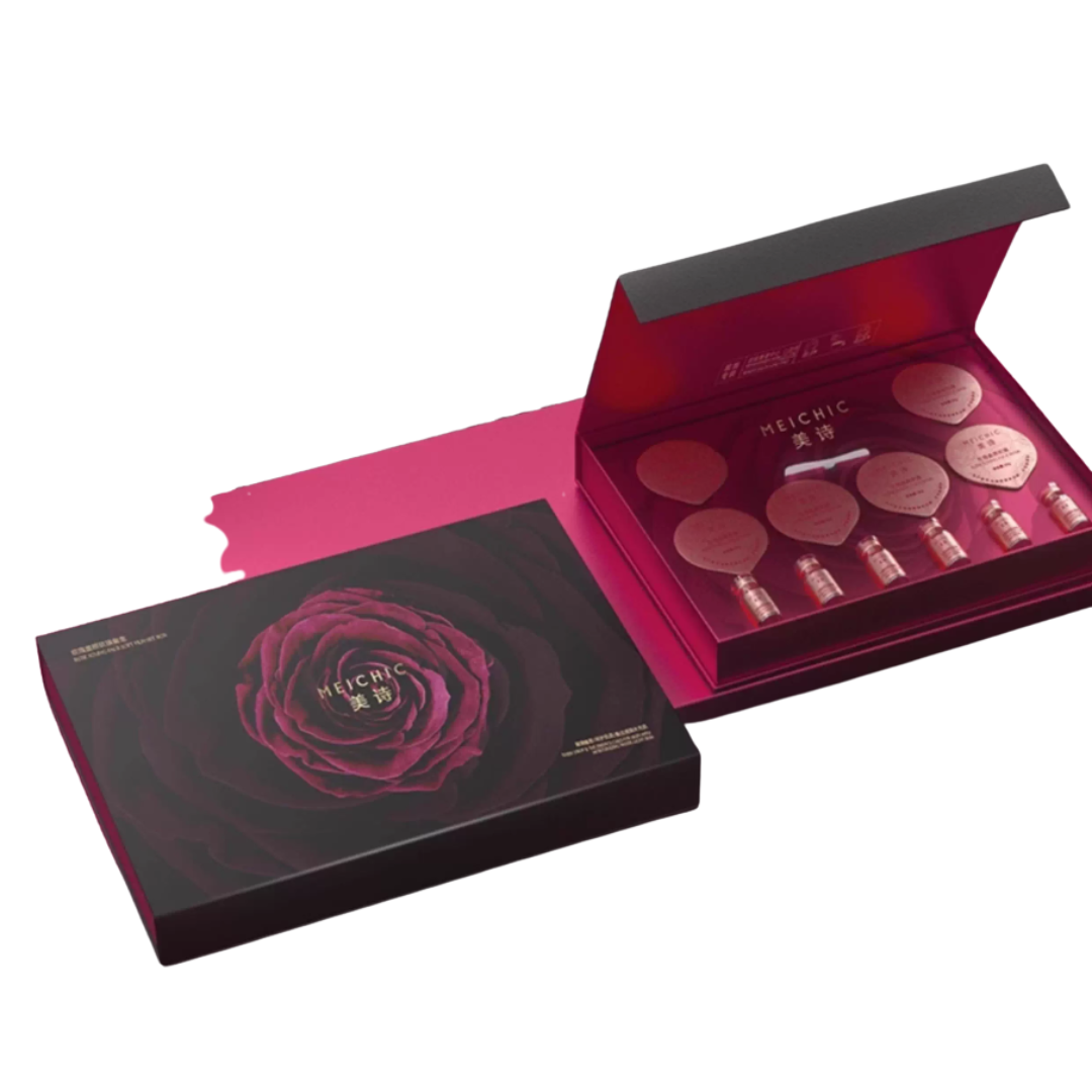 MEICHIC Rose Young Face Soft Film Set Box 30g*6pcs+3g*6pcs 美诗玫瑰童颜软膜套盒
