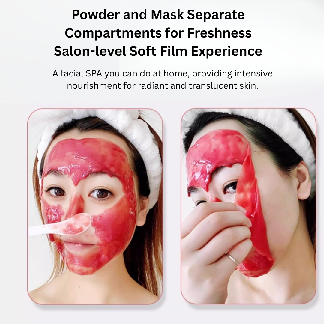 MEICHIC Rose Young Face Soft Film Set Box 30g*6pcs+3g*6pcs 美诗玫瑰童颜软膜套盒