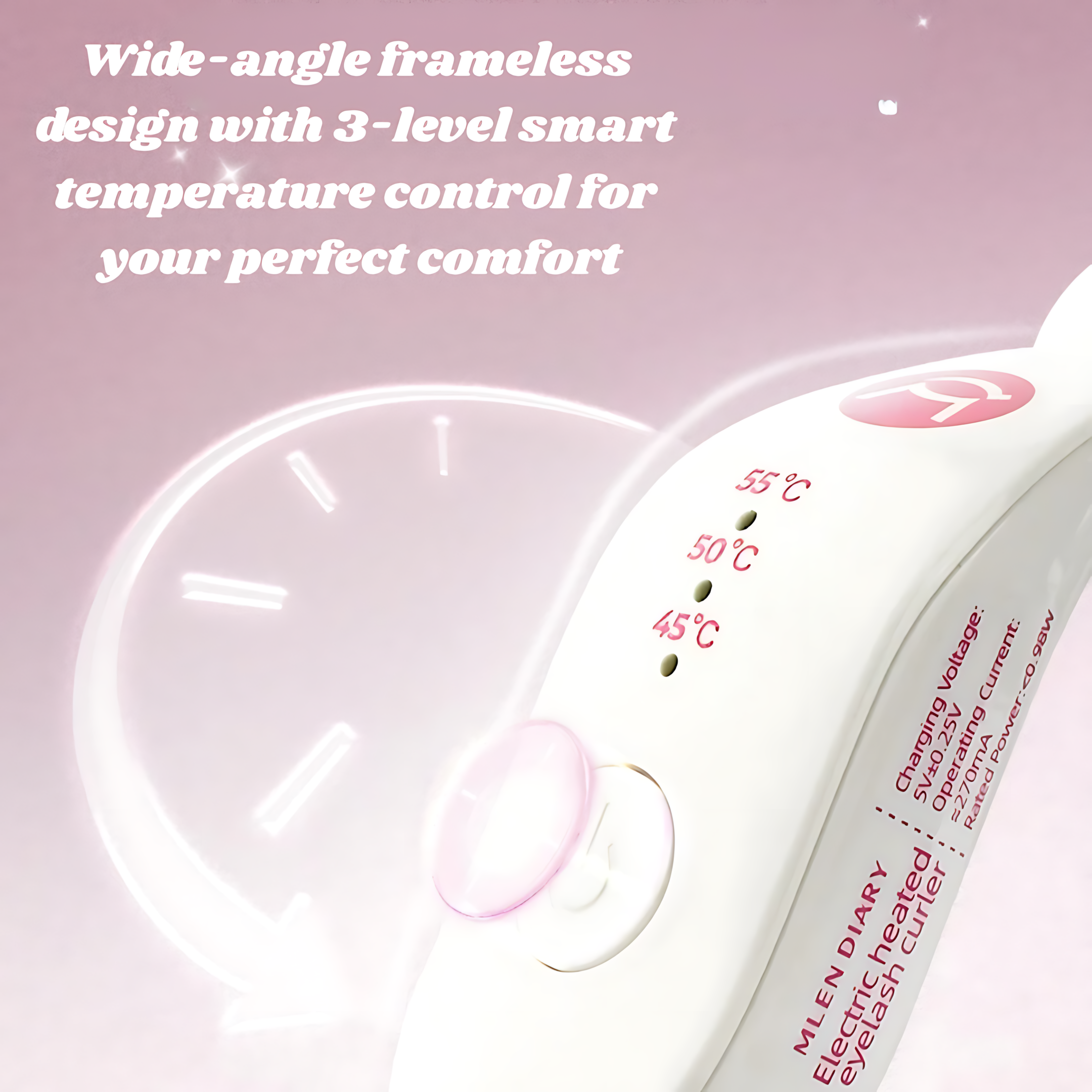 MLEN DIARY Heated Eyelash Curler 米兰日记电热睫毛夹