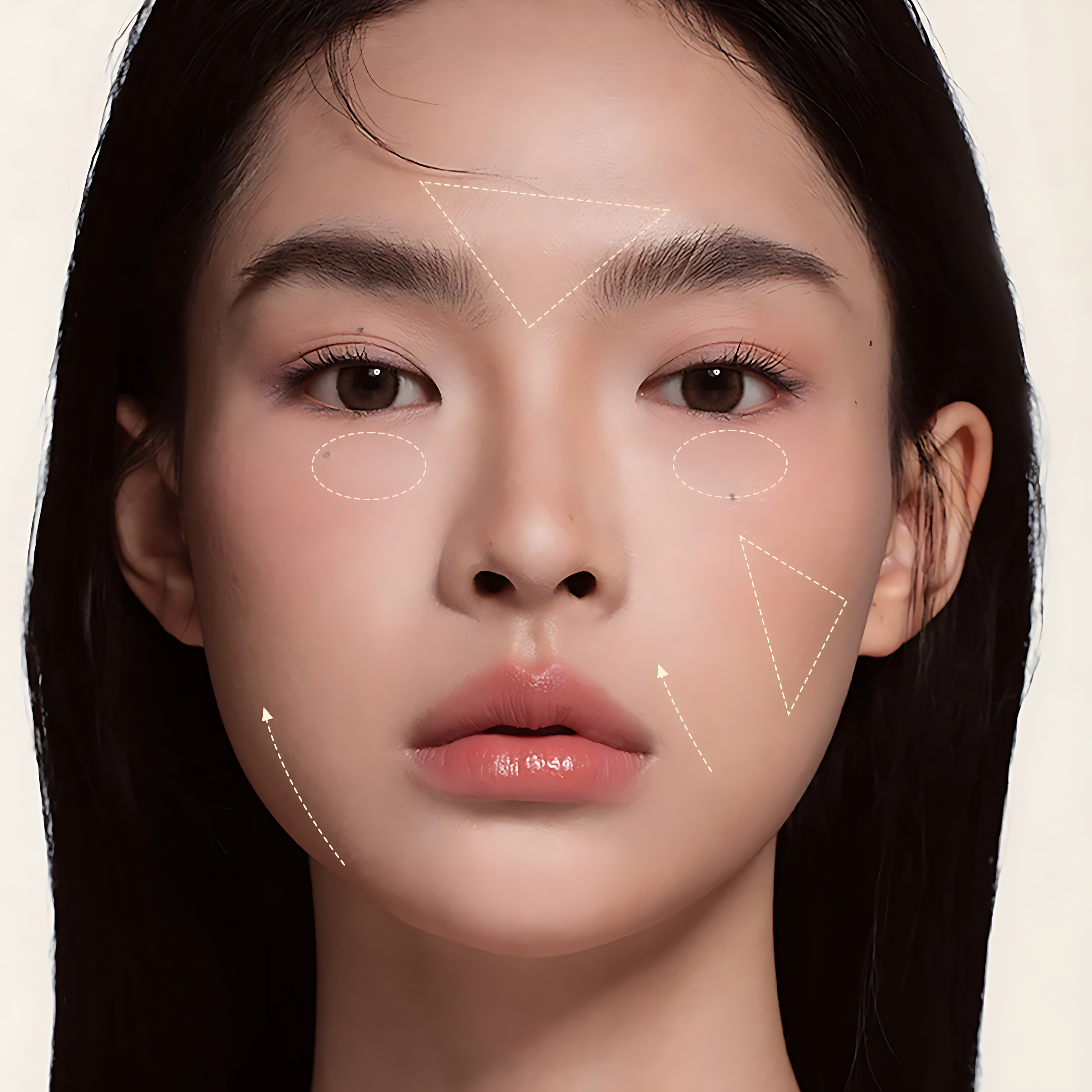 MOOEKISS Four-Color Face Sculpting Palette 9g 木柯诗四色塑颜面部综合盘