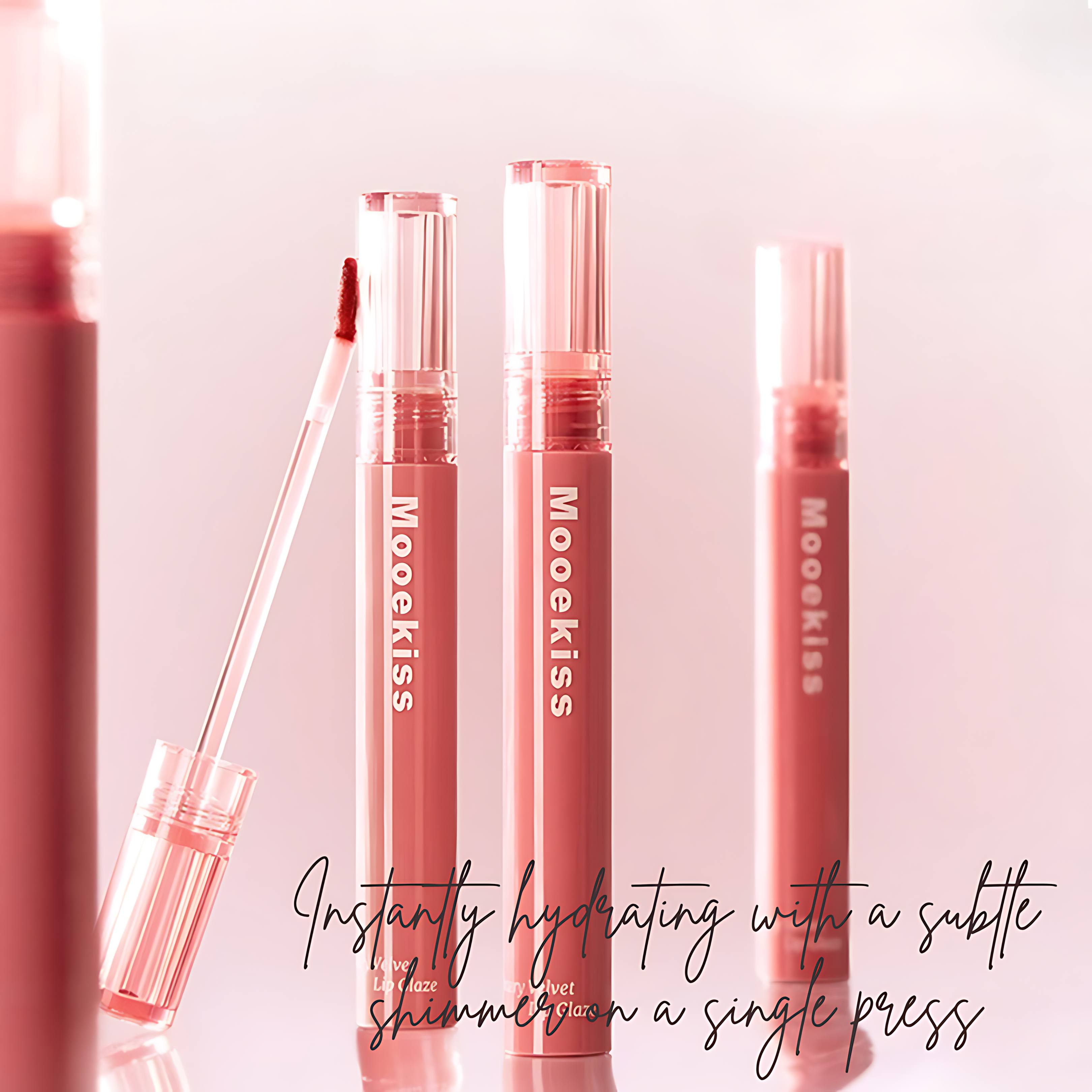 MOOEKISS Watery Velvet Lip Glaze 2g 木柯诗水绒光唇釉