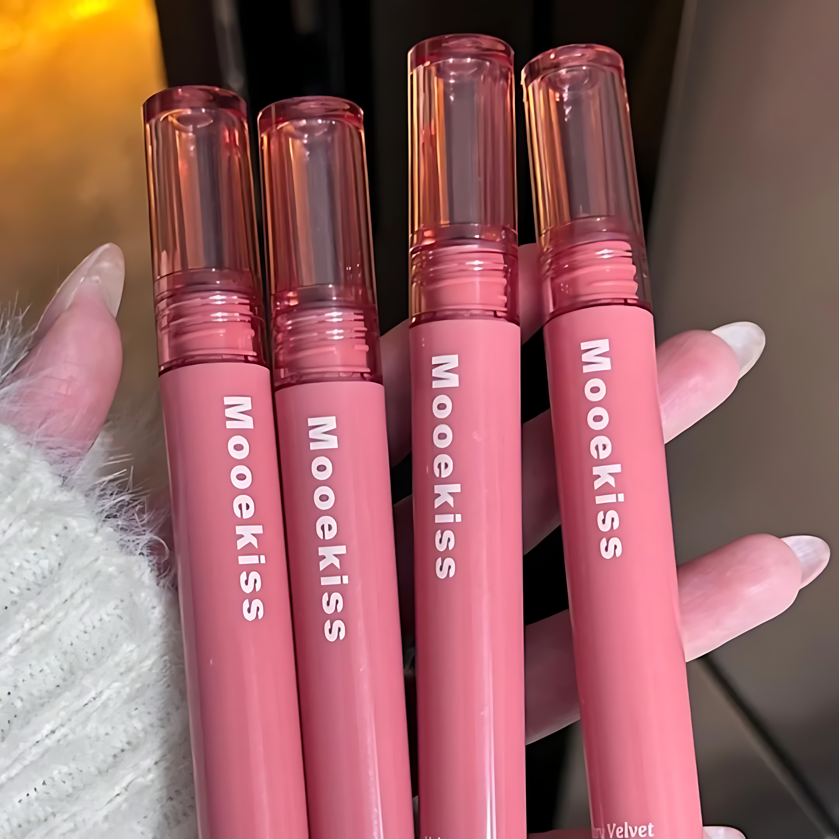 MOOEKISS Watery Velvet Lip Glaze 2g 木柯诗水绒光唇釉