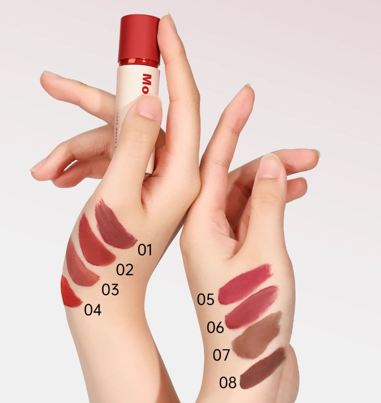 MOOEKISS Long-Wear Velvet Matte Lip Cream 3g 木柯诗雾感柔色唇霜