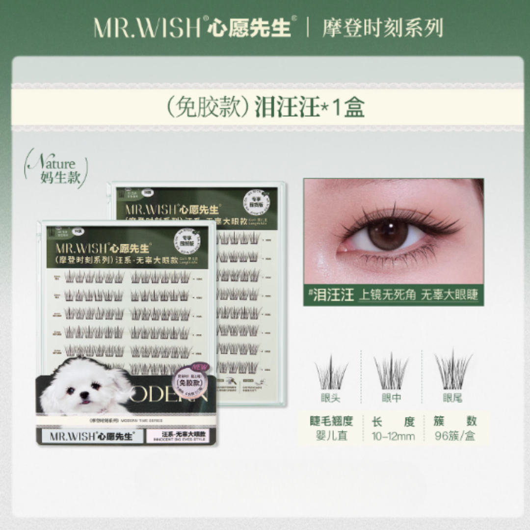 MR.WISH PLUS Edition False Eyelashes Book 1 Box 心愿先生PLUS版睫毛书