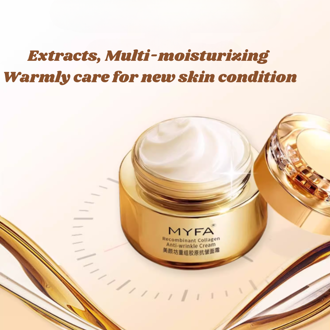 Tiktok/Douyin Hot MYFA Recombinant Collagen Anti-Wrinkle Cream 50g*2boxes【Tiktok抖音爆款】美颜坊重组胶原抗皱面霜