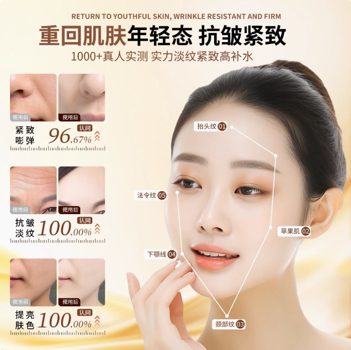 Tiktok/Douyin Hot MYFA Recombinant Collagen Anti-Wrinkle Cream 50g*2boxes【Tiktok抖音爆款】美颜坊重组胶原抗皱面霜