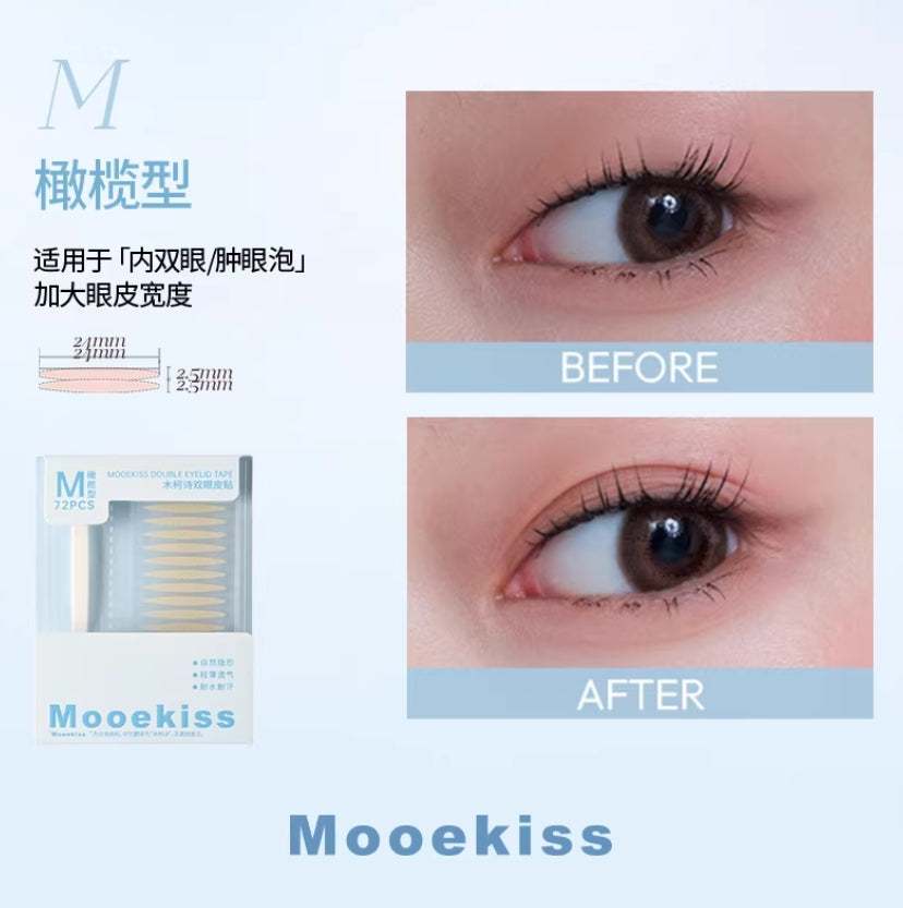 Mooekiss Double Eyelid Tape 64pcs/72pcs 木柯诗双眼皮贴