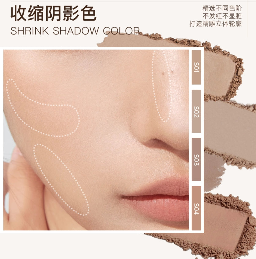 Mooekiss Tri-Color Contouring Palette 16.5g 木柯诗三色塑颜修容盘