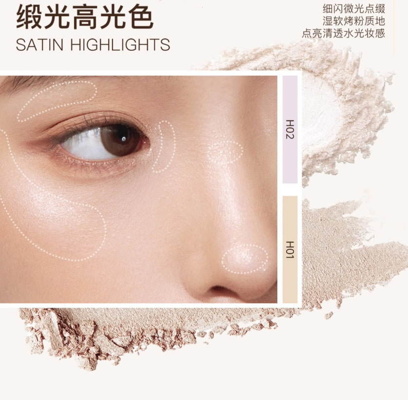Mooekiss Tri-Color Contouring Palette 16.5g 木柯诗三色塑颜修容盘