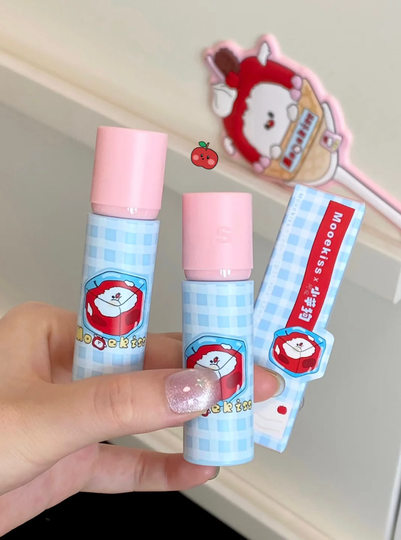 Mooekiss × Little Apple Dog Velvety Lip Mud 3g 木柯诗×小苹狗联名款绒雾唇泥