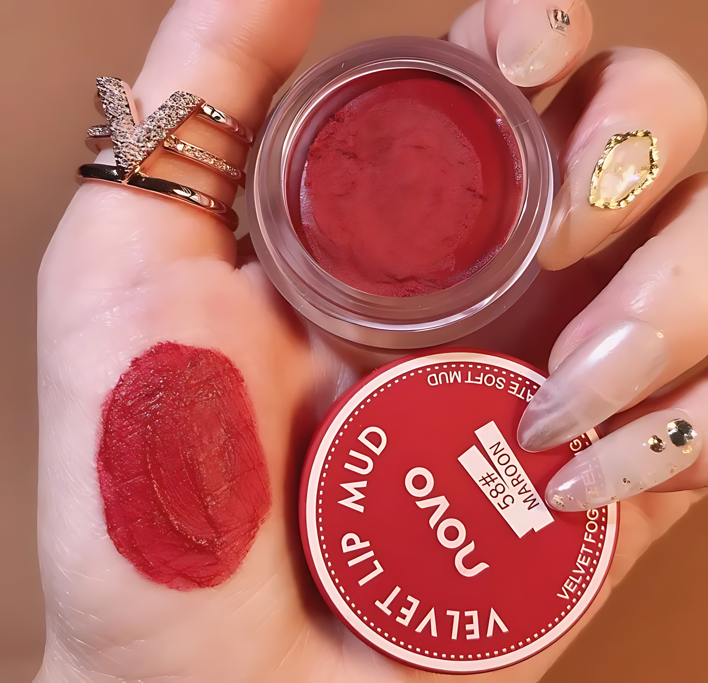 NOVO Soft Mousse Luscious Lips 5g*2pcs NOVO丝慕雾绒果冻唇泥
