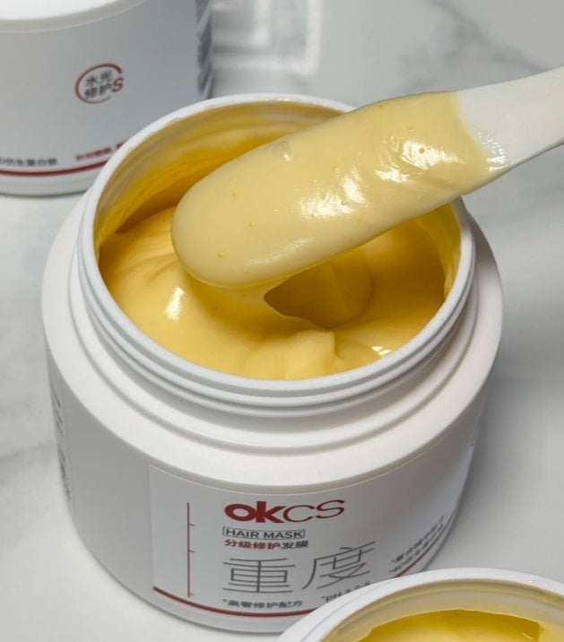 Tiktok/Douyin Hot OKCS Graded Repairing Hair Mask 500g【Tiktok抖音爆款】OKCS分级修护发膜