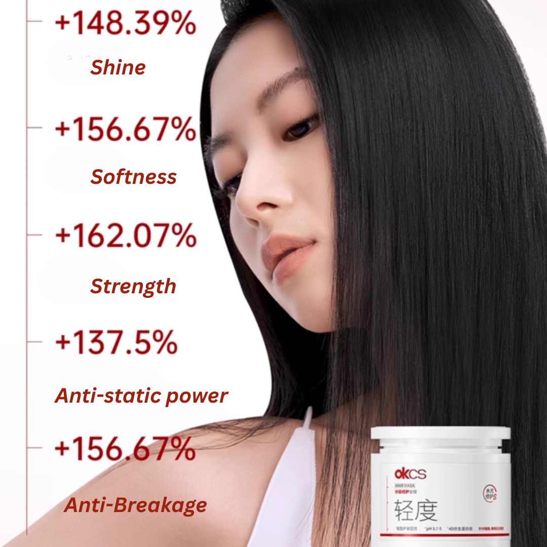 Tiktok/Douyin Hot OKCS Graded Repairing Hair Mask 500g【Tiktok抖音爆款】OKCS分级修护发膜