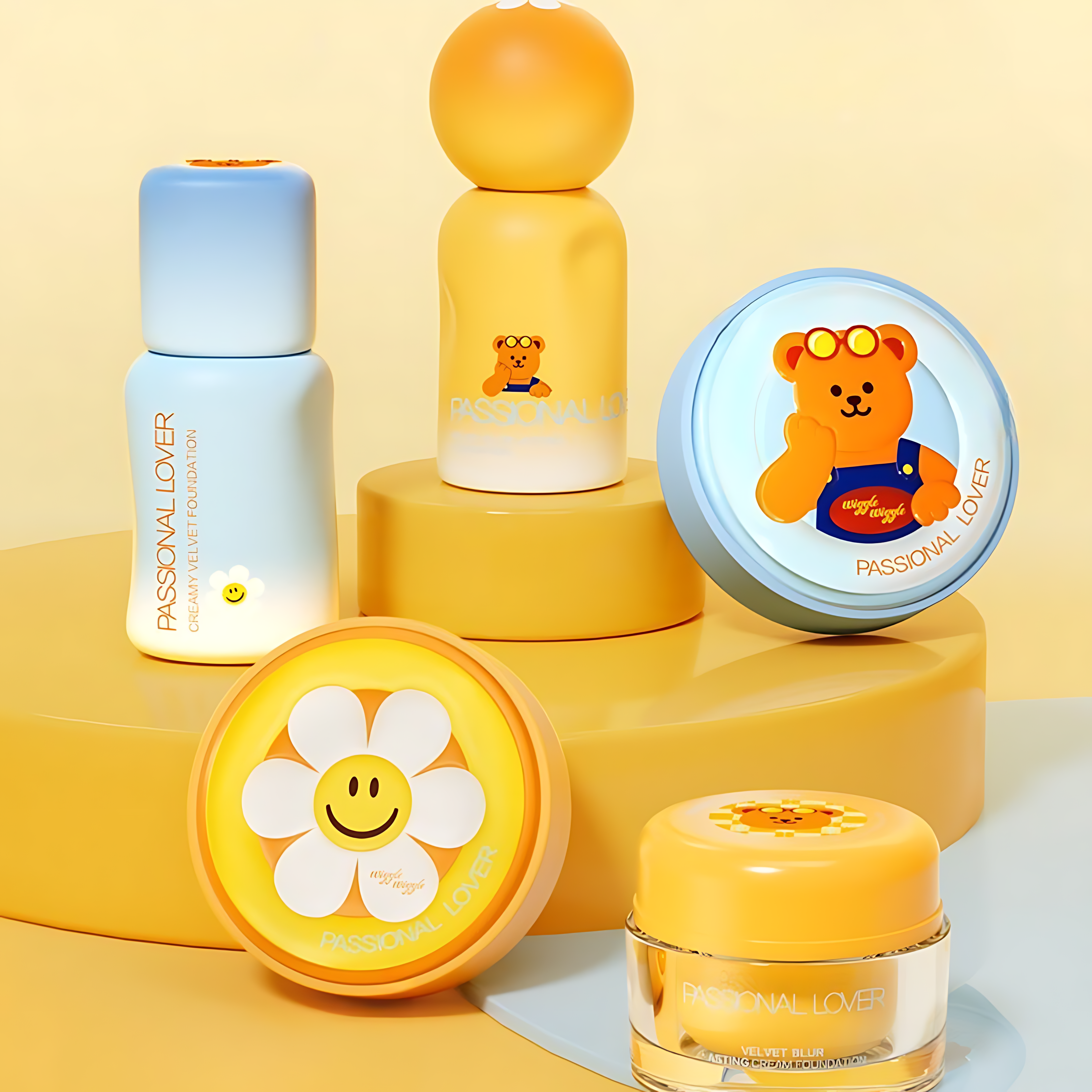 PASSIONAL LOVER Paradise Limited Velvet Blur Lasting Cushion Foundation 14g 恋火乐园限定绒雾持妆气垫霜