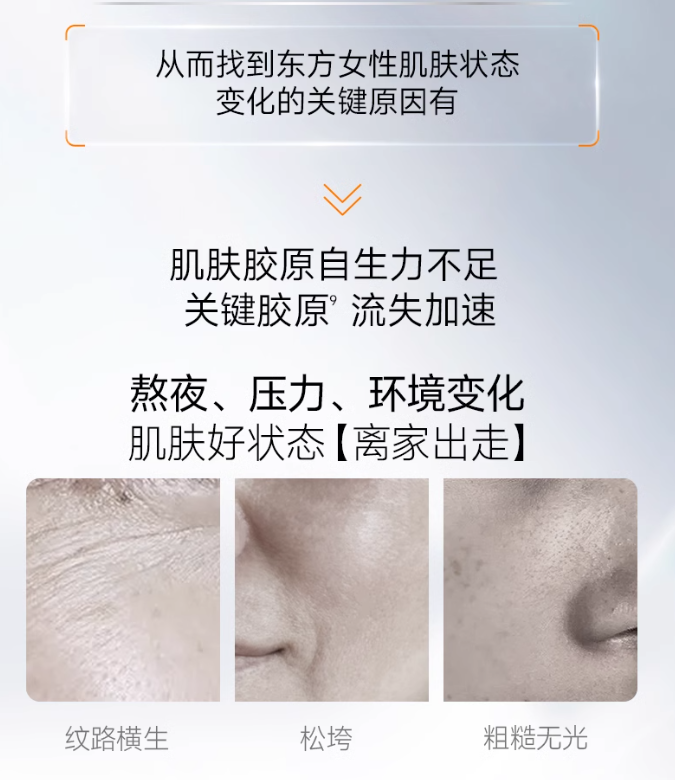 PECHOIN Peptide Polyglutamic Light-Enhancing Mask 5g*10pcs/box 百雀羚多肽聚胶光感面膜