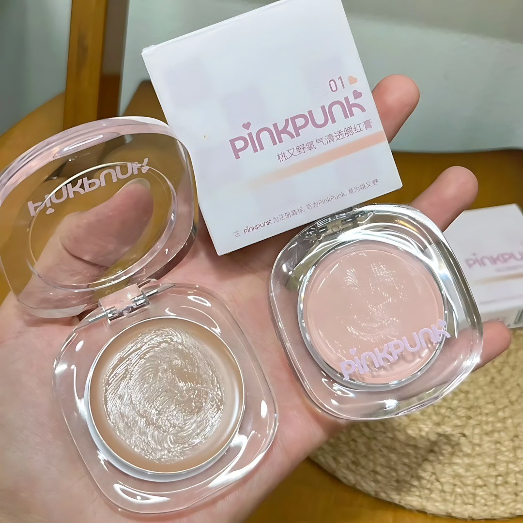 PINKPUNK Airy Fresh Cream Blush 4g 桃又野氧气清透腮红膏