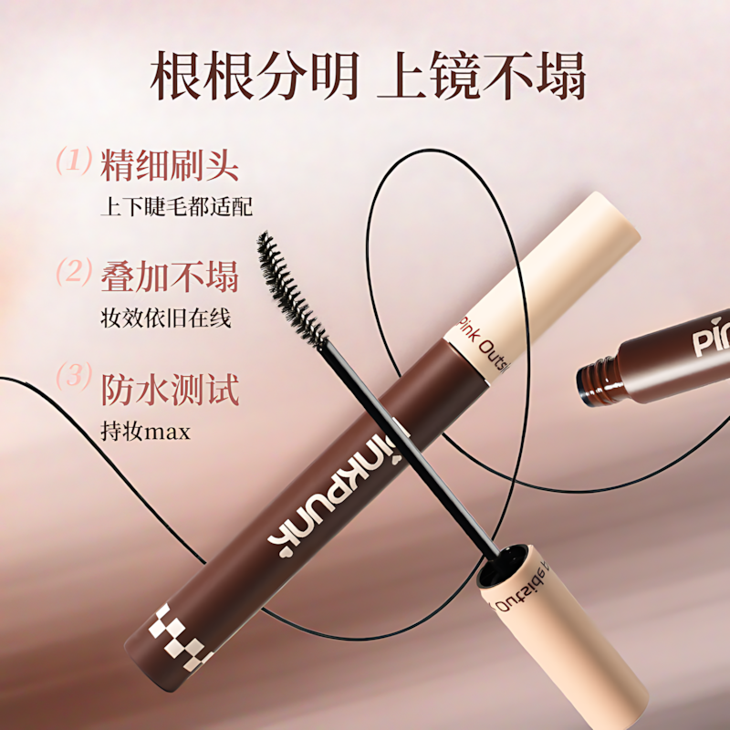 PINKPUNK Lash Lift & Volume Airy Mascara 5g 桃又野睛彩卷翘空气睫毛膏