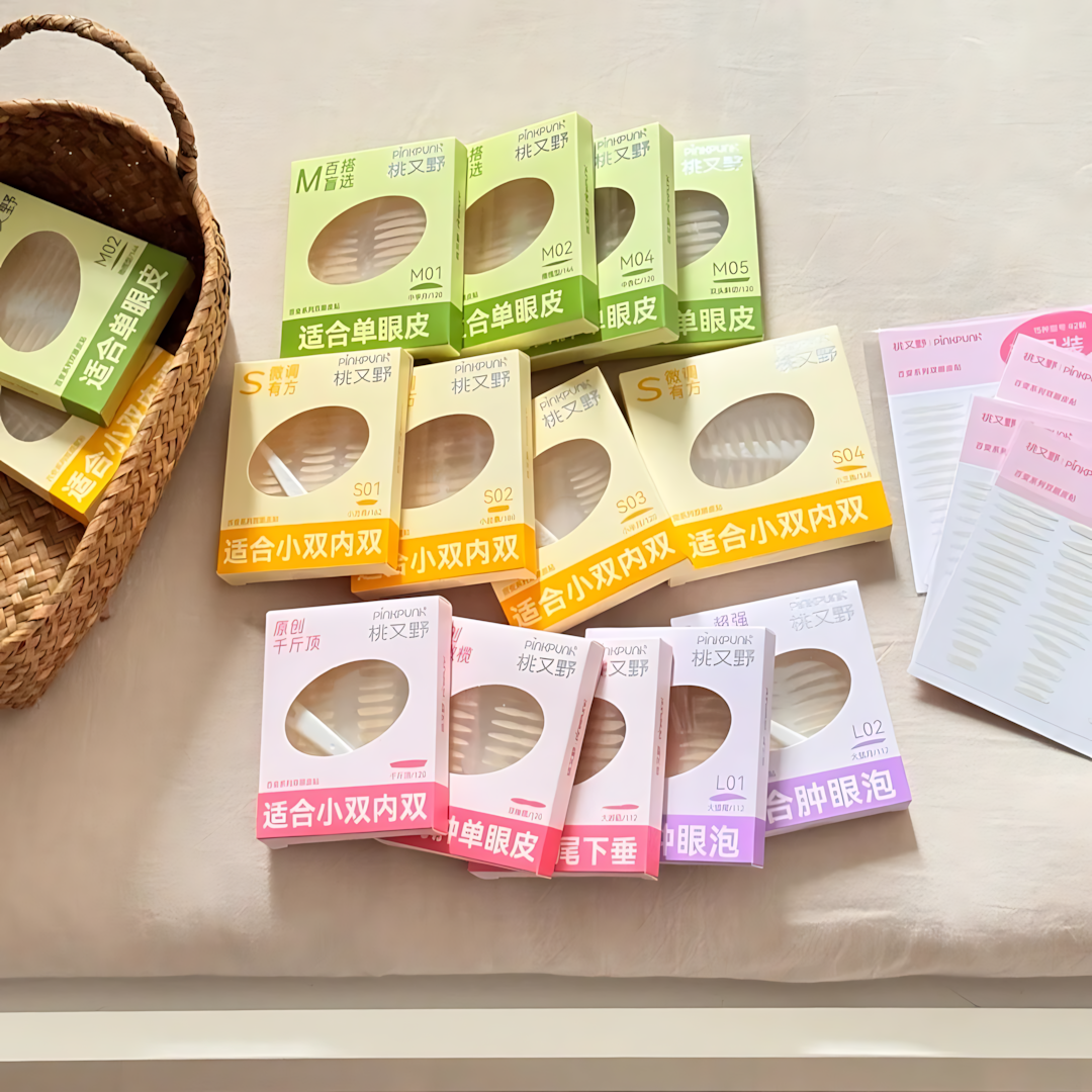 PINKPUNK Multi-Style Double Eyelid Tape 1box 桃又野百变系列双眼皮贴