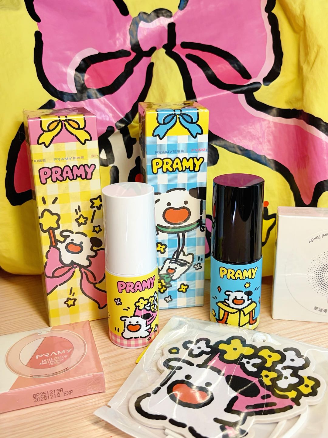 PRAMY × Happy Puppy Collaboration Moisturizing Setting Spray 30ml/100ml 柏瑞美×快乐小狗联名款后台保湿定妆喷雾