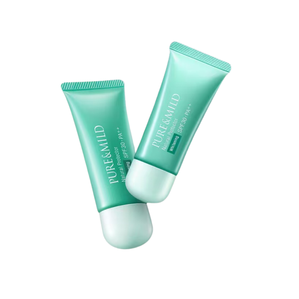 PURE&MILD Natural Protector Whitening SFP30 PA++ 40g 泊美清盈净浊隔离霜