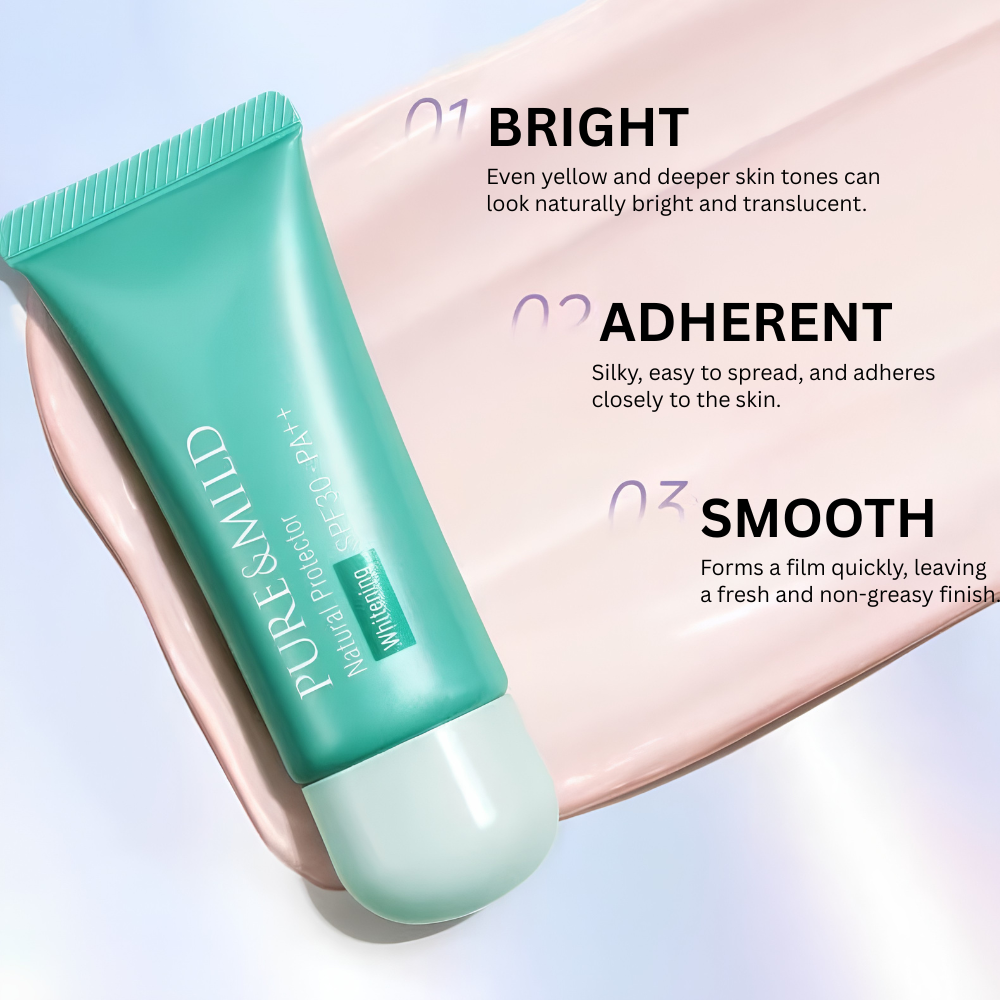 PURE&MILD Natural Protector Whitening SFP30 PA++ 40g 泊美清盈净浊隔离霜