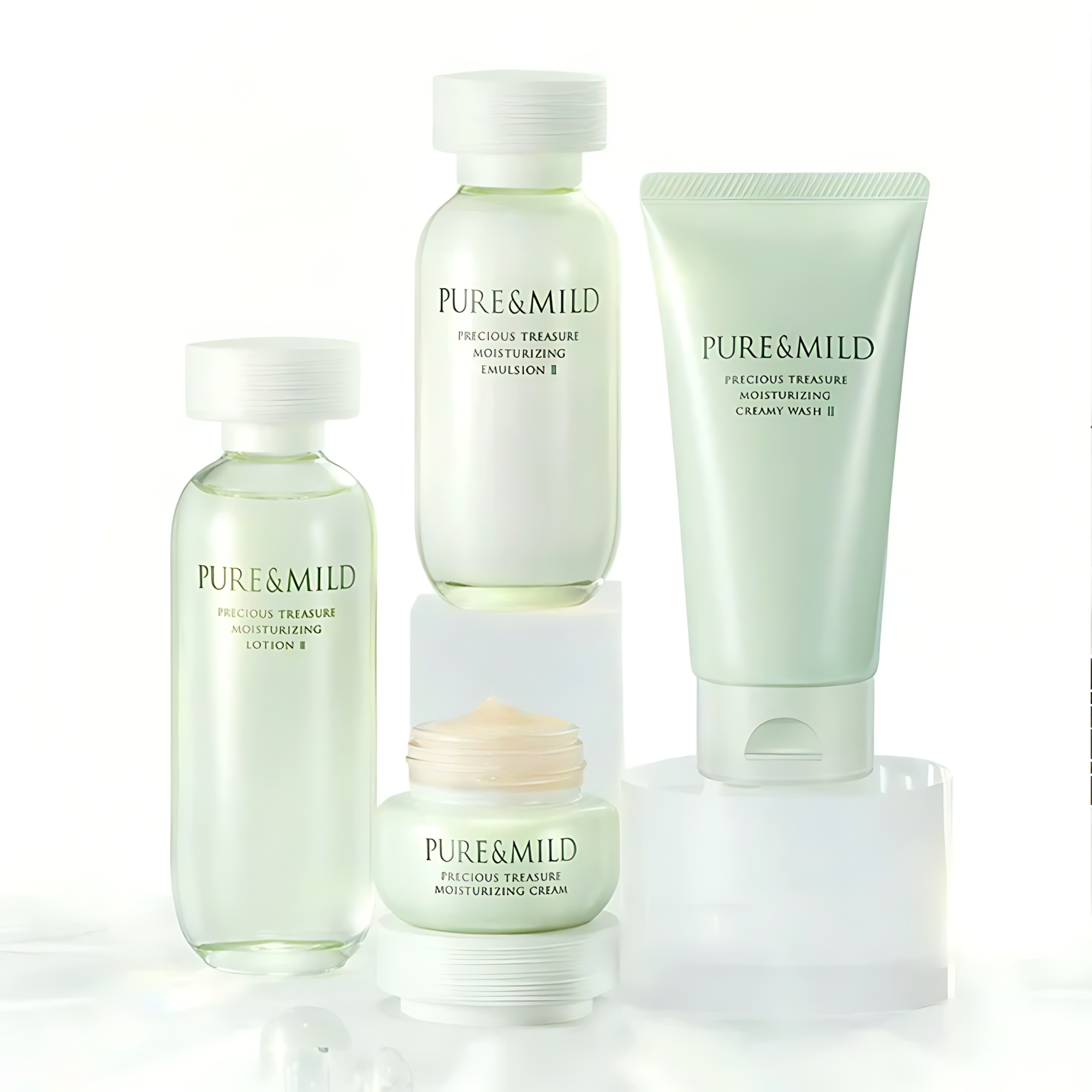 PURE&MILD Precious Treasure Moisturizing Creamy Wash 120g 泊美鲜纯珍萃柔润洁面膏