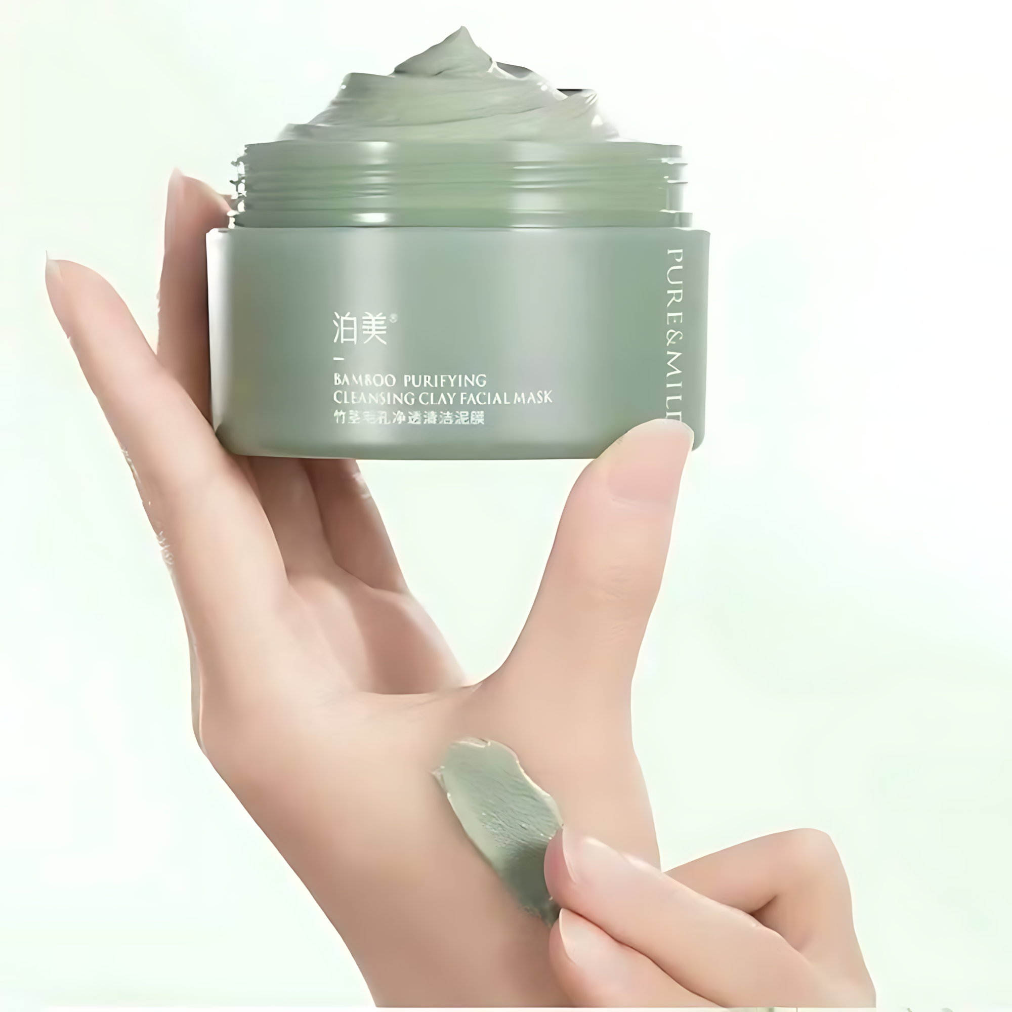 PURE&MILD Bamboo Purifying Cleansing Clay 100g 泊美竹茎毛孔净透清洁泥膜