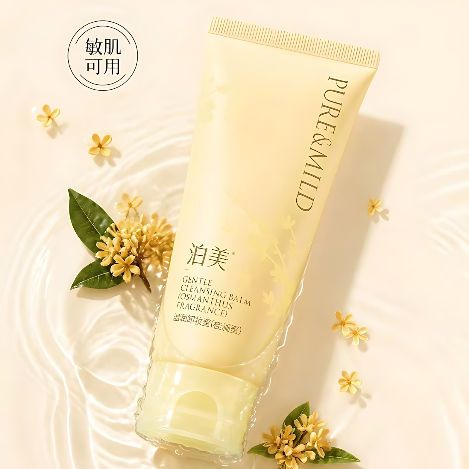 PURE&MILD Gentle Cleaning Balm (Osmanthus Fragrance) 100ml 泊美温润卸妆蜜(桂澜蜜)