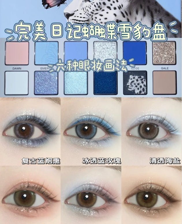 Perfect Diary Explorer Twelve Color Eyeshadow Palette 14g 完美日记探险家十二色眼影盘