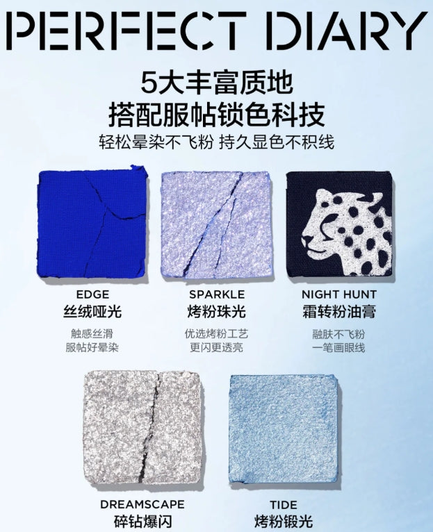 Perfect Diary Explorer Twelve Color Eyeshadow Palette 14g 完美日记探险家十二色眼影盘
