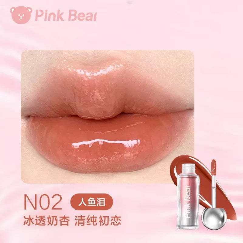 Pink Bear Colored Lip Gloss 2g 皮可熊有色唇蜜
